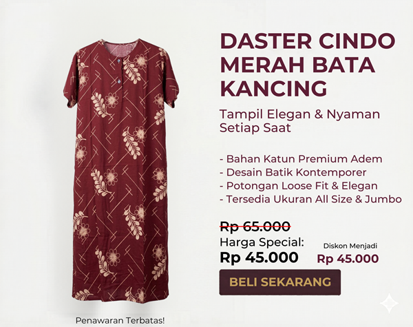 Daster Kasual Cotton - Daster cotton sehari-hari